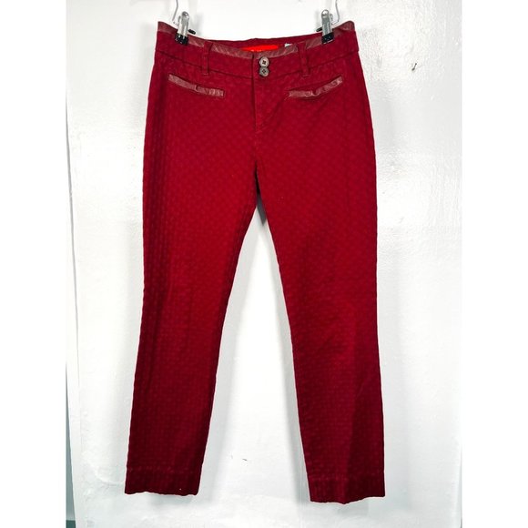 Anthropologie Pants - Anthropologie Textured Charlie Ankle Length Pants / 2